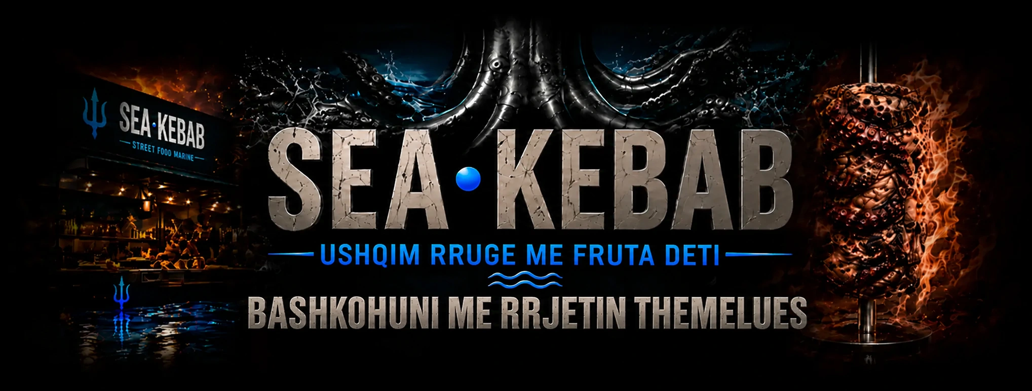 SEA·KEBAB - Ushqim rruge me fruta deti. Bashkohuni me rrjetin themelues.