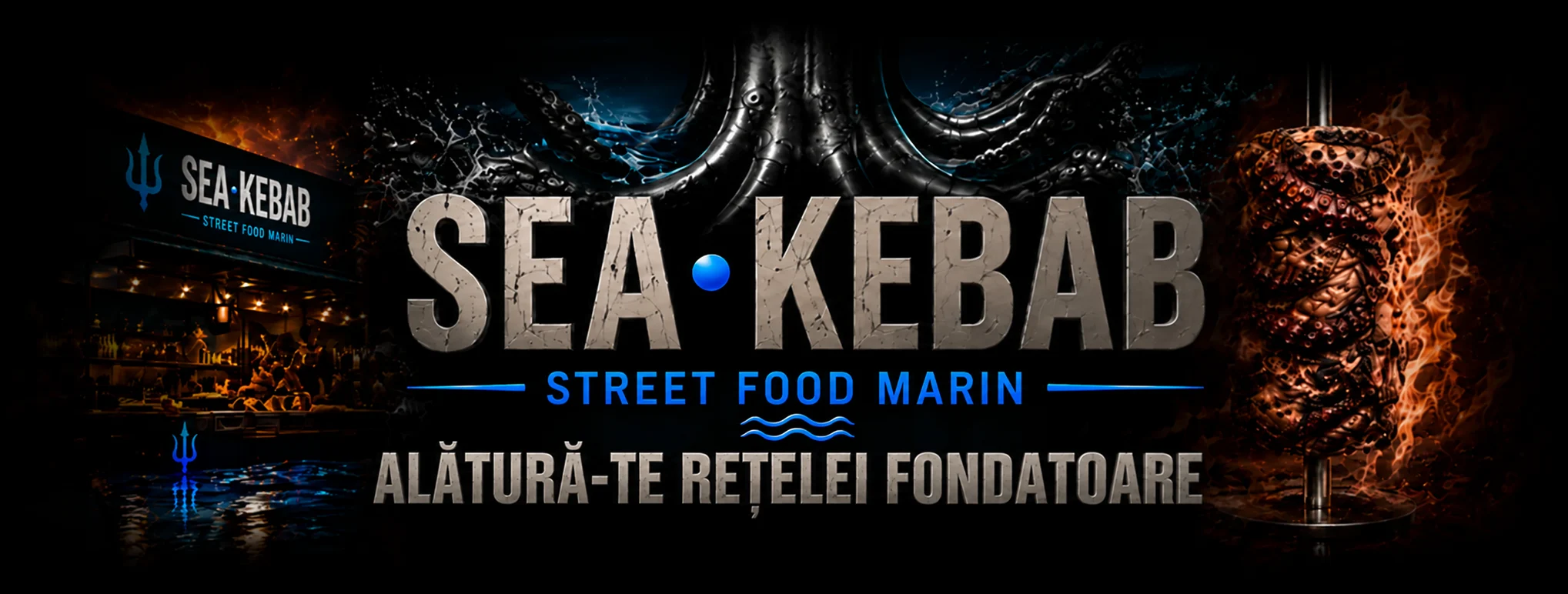 SEA•KEBAB – Street food marin. Alătură-te rețelei fondatoare.